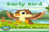 Early Bird Early Bird INSTRUCT MANUAL - adventurer.org.au