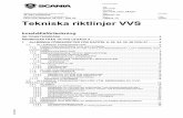 Tekniska riktlinjer VVS - Scania Group
