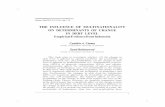 THE INFLUENCE OF MULTINATIONALITY ON DETERMINANTS OF ...