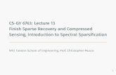 CS-GY 6763: Lecture 13 Finish Sparse Recovery and ...
