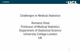 Challenges in Medical Statistics Rumana Omar Professor of ...