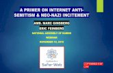 A PRIMER ON INTERNET ANTI- SEMITISM & NEO-NAZI INCITEMENT