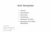 Unit Template - CICI-Online