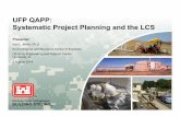 UFP QAPP: Systematic Project Planning and the LCS