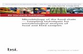 food and feed samples microbiological analysis of BSI ...