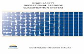 ROAD SAFETY OPERATIONAL RECORDS CLASSIFICATION SYSTEM
