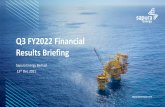 Q3 FY2022 SEB Financial Results Briefing