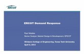 ERCOT Demand Response - Department of Electrical and ...