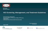 HCV Screening, Management, and Treatment Guidelines