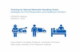 Training for Manual Materials Handling Tasks: Strategies ...