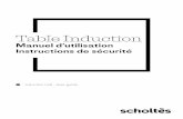 Table Induction - Scholtès