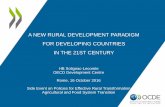 A NEW RURAL DEVELOPMENT PARADIGM FOR DEVELOPING …