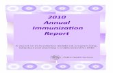 2010 Annual Immunization Report - Saskatoon Health Region