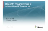 OpenMP Programming 2 - Anasayfa