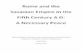 Rome and the Sasanian Empire in the Fifth Century A.D: A ...