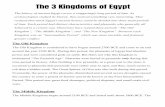 The 3 Kingdoms of Egypt
