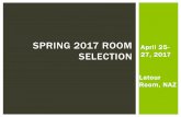 Spring 2017 Room Selection