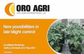 New possibilities in late blight control - agro.au.dk