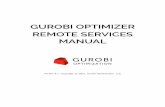 Gurobi Optimizer Remote Services Manual