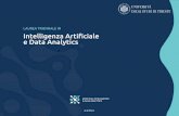 LAUREA TRIENNALE IN Intelligenza Artificiale e Data Analytics