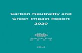 Carbon Neutrality and Green Impact Report 2020