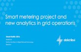 Smart metering project and new analytics in grid operations