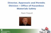 Ryan Paquet - Pipeline and Hazardous Materials Safety ...