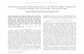 Displacement Measurement of Steel Pipe Support Using Image ...