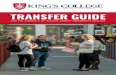 TRANSFER GUIDE - King's College