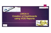 LWDA 3: Creation of Dashboards using VOS Reports