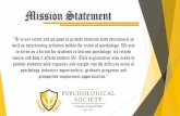 Mission Statement - College of Sciences