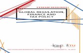 GLOBAL REGULATION, FINANCE AND TAX POLICY