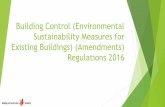 Building Control (Environmental Sustainability Measures ...