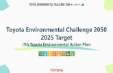 Toyota Environmental Challenge 2050 2025 Target -7th ...