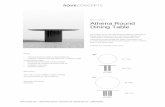 Rove Concepts Athena Round Dining Table