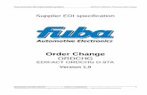 Fuba Automotive EDIFACT ORDCHG specification