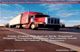 Public Chapter 952, Acts of 218: Proposed Shippers ...