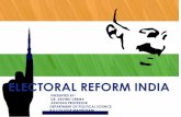 ELECTORAL REFORM INDIA - rkclnmu.ac.in
