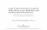 INTRODUCING Medieval Biblical Interpretation