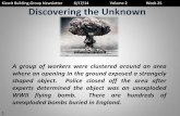 Discovering the Unknown