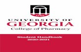 Student Handbook - The University of Georgia