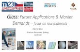Glass: Future Applications & Market Demands – focus on raw ...