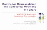 Knowledge Representation and Conceptual Modelling IFT 63676