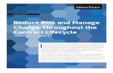 Reduce Risk and Manage Change Throughout the Contract ...
