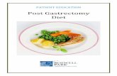 Post Gastrectomy Diet