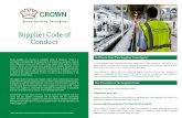 Supplier Code of Conduct - Crown Holdings