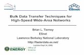 Bulk Data Transfer Techniques for High-Speed Wide-Area ...