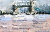 LANGUE & CULTURE: ANGLAIS