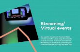 Streaming/ Virtual events