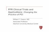 FFR Cli i l T i l dFFR Clinical Trials and Applications ...